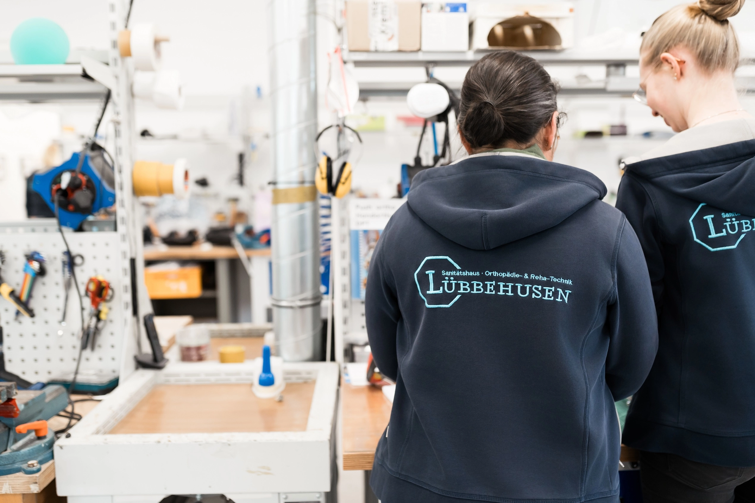 Mitarbeiter im Sanitaetshaus
