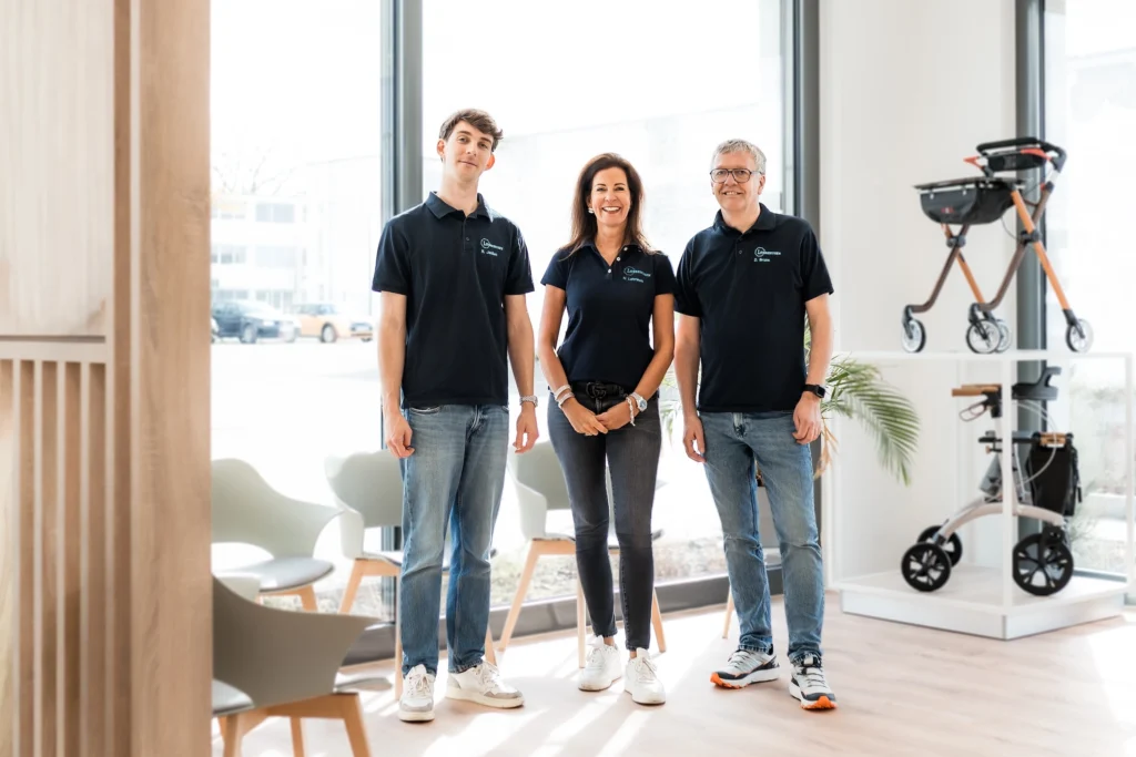 Nick Janssen, Heike Lehmkuhl und Dieter Bruns